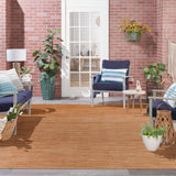 nourison nourison essentials nre01 rust rug