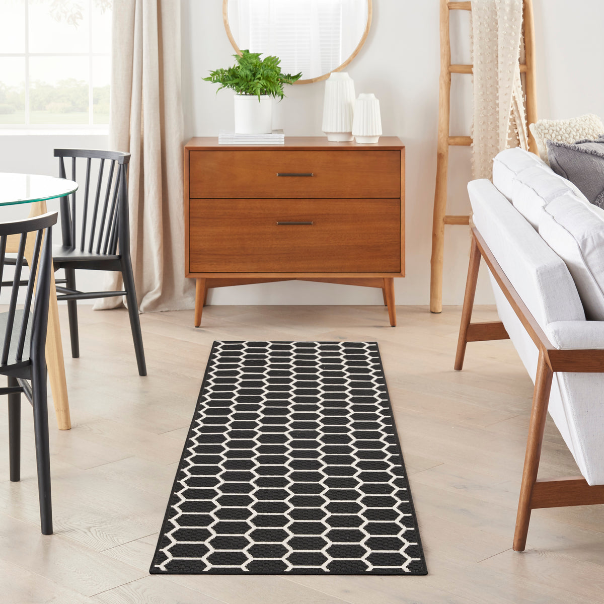nourison twist reversible tws01 black rug