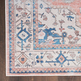 nourison fulton ful11 coral rug