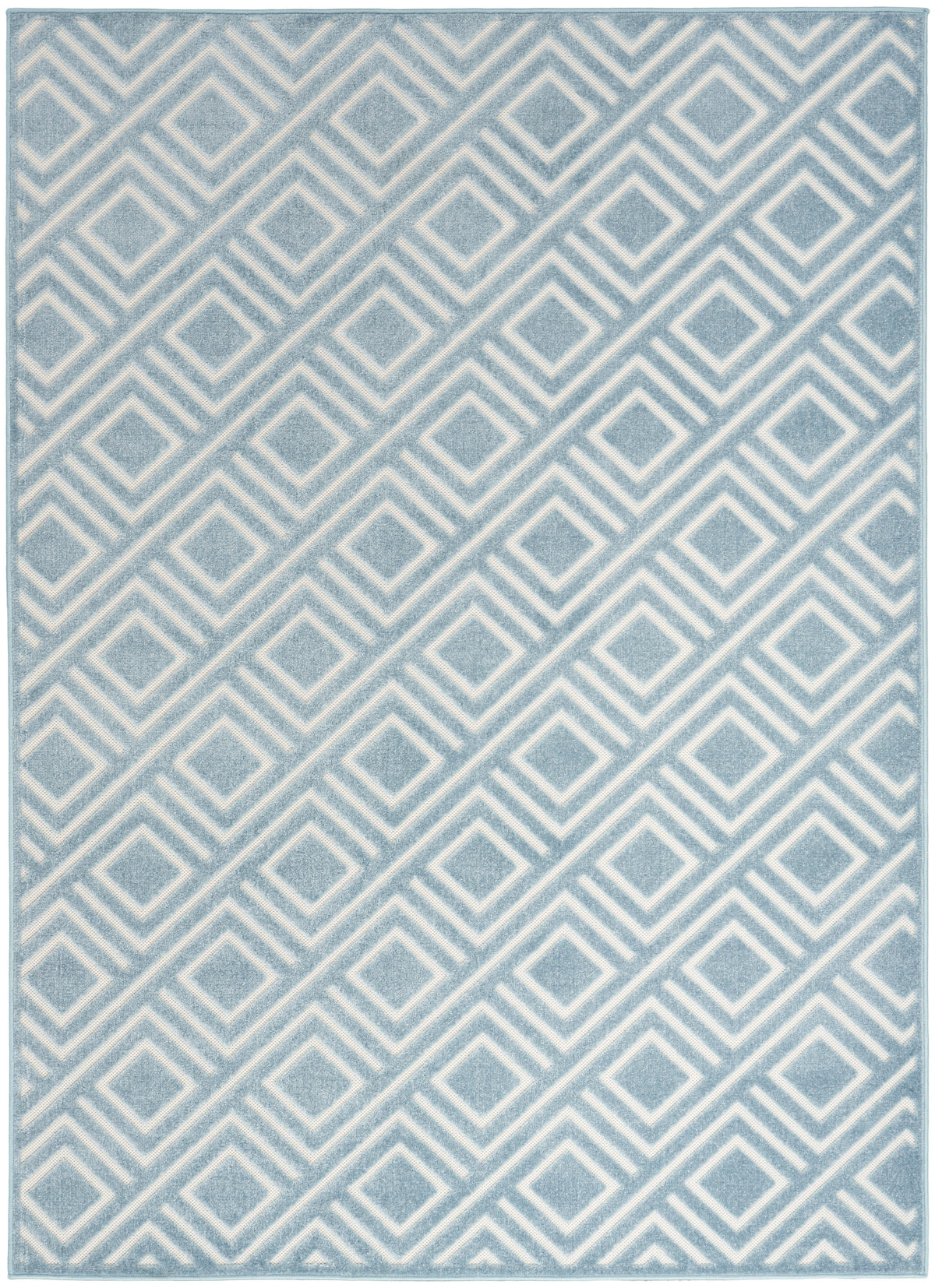 nourison care free caf03 blue rug