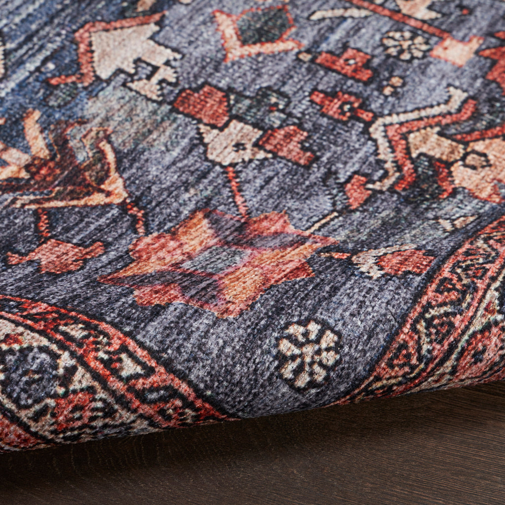 nourison grand washables grw02 navy brick rug