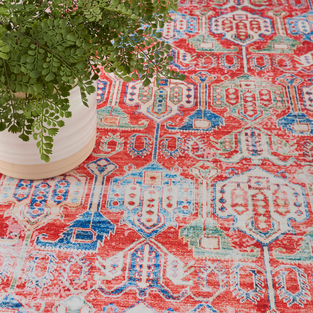 nourison fulton ful09 red rug