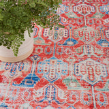 nourison fulton ful09 red rug