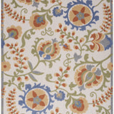 nourison aloha alh17 ivory blue rug