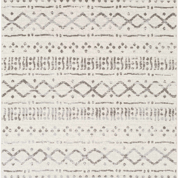 Hauteloom Geebung GEEB Medium Gray Machine Made Polypropylene Rug