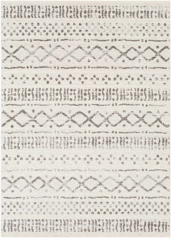 Hauteloom Geebung GEEB Medium Gray Machine Made Polypropylene Rug
