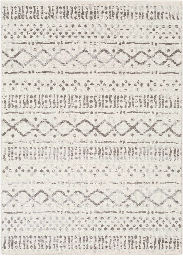 Hauteloom Geebung GEEB Medium Gray Machine Made Polypropylene Rug