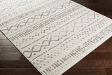 Hauteloom Geebung GEEB Medium Gray Machine Made Polypropylene Rug