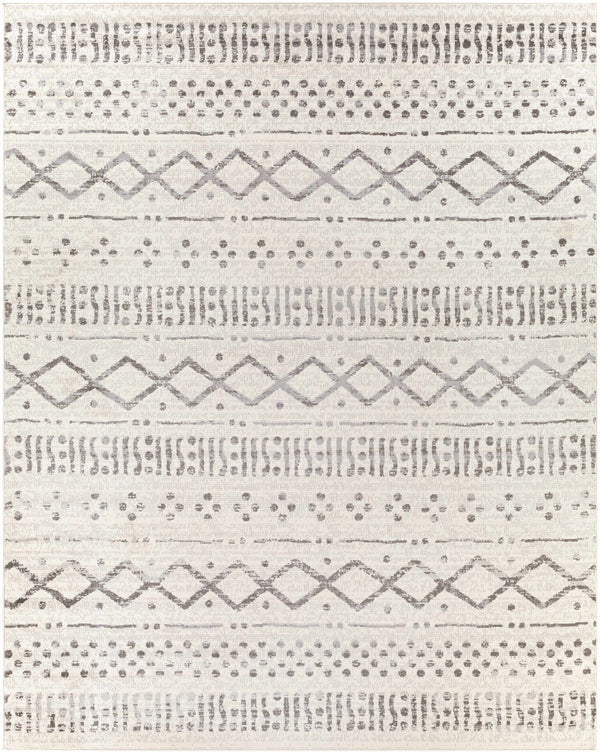 Hauteloom Geebung GEEB Medium Gray Machine Made Polypropylene Rug