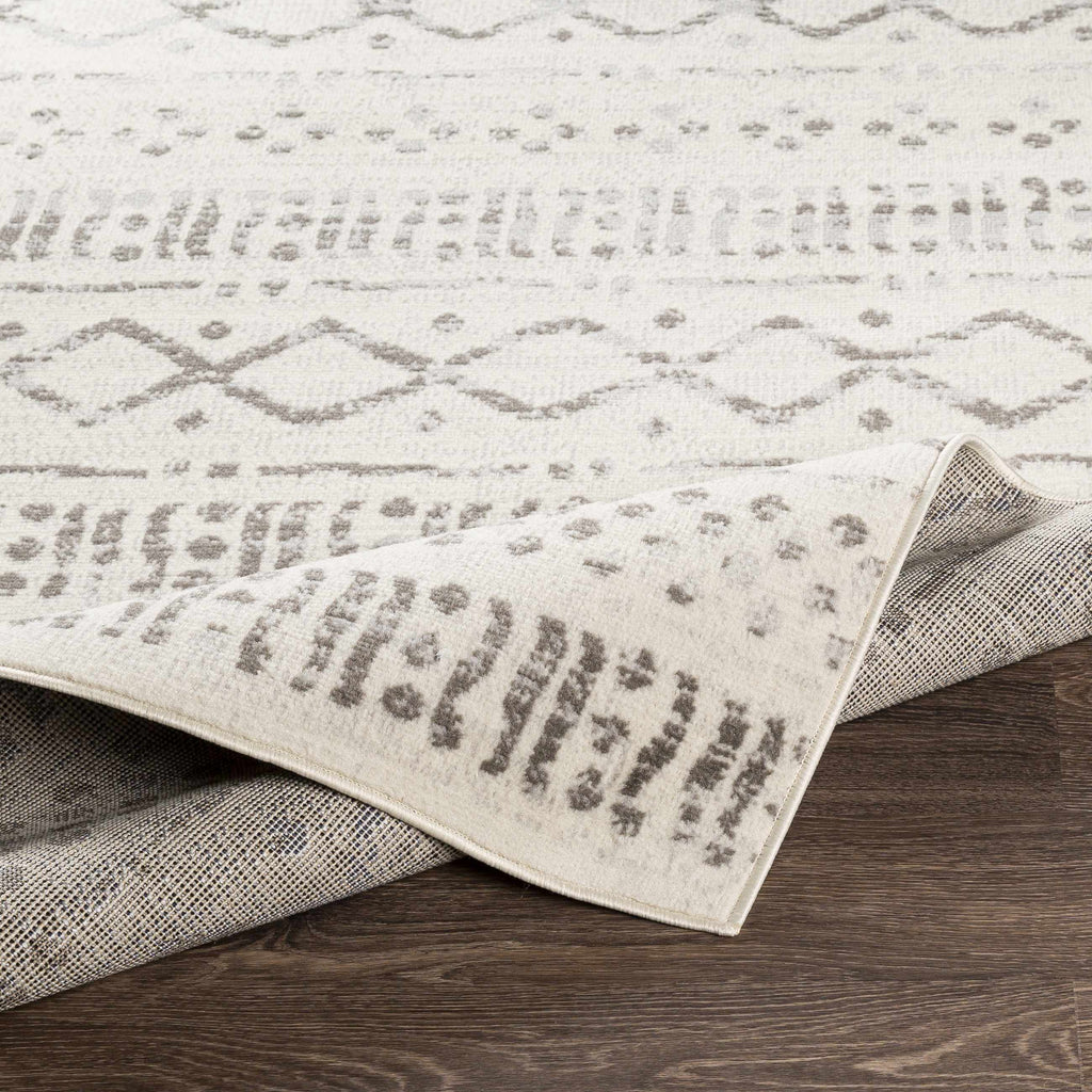 Hauteloom Geebung GEEB Medium Gray Machine Made Polypropylene Rug