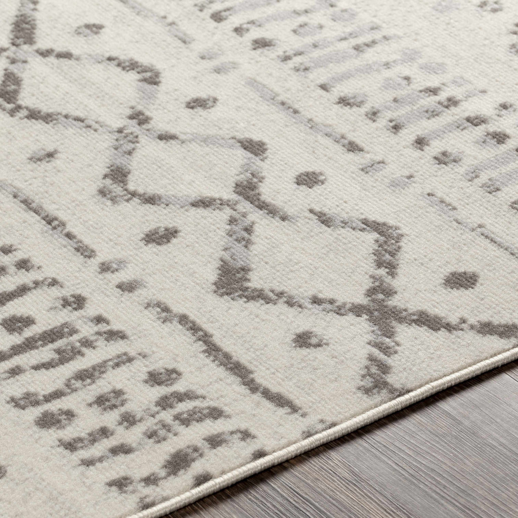 Hauteloom Geebung GEEB Medium Gray Machine Made Polypropylene Rug