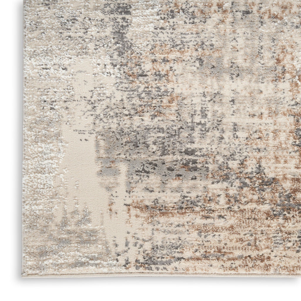 nourison sustainable trends sut04 beige grey rug