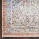 nourison elegant heirlooms elh01 blue multicolor rug