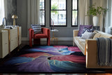 nourison prismatic prs34 black rug