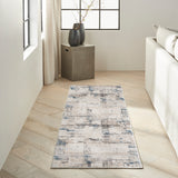 nourison ck022 infinity ifn06 ivory grey blue rug