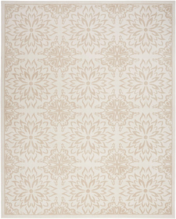 nourison jubilant jub06 ivory beige rug