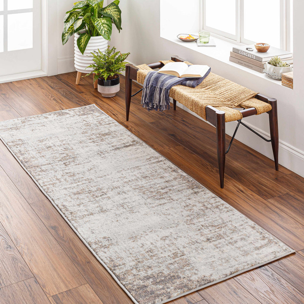 Hauteloom Gerona GERON Charcoal Machine Made Polypropylene Rug