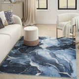 nourison daydream ddr02 navy blue rug
