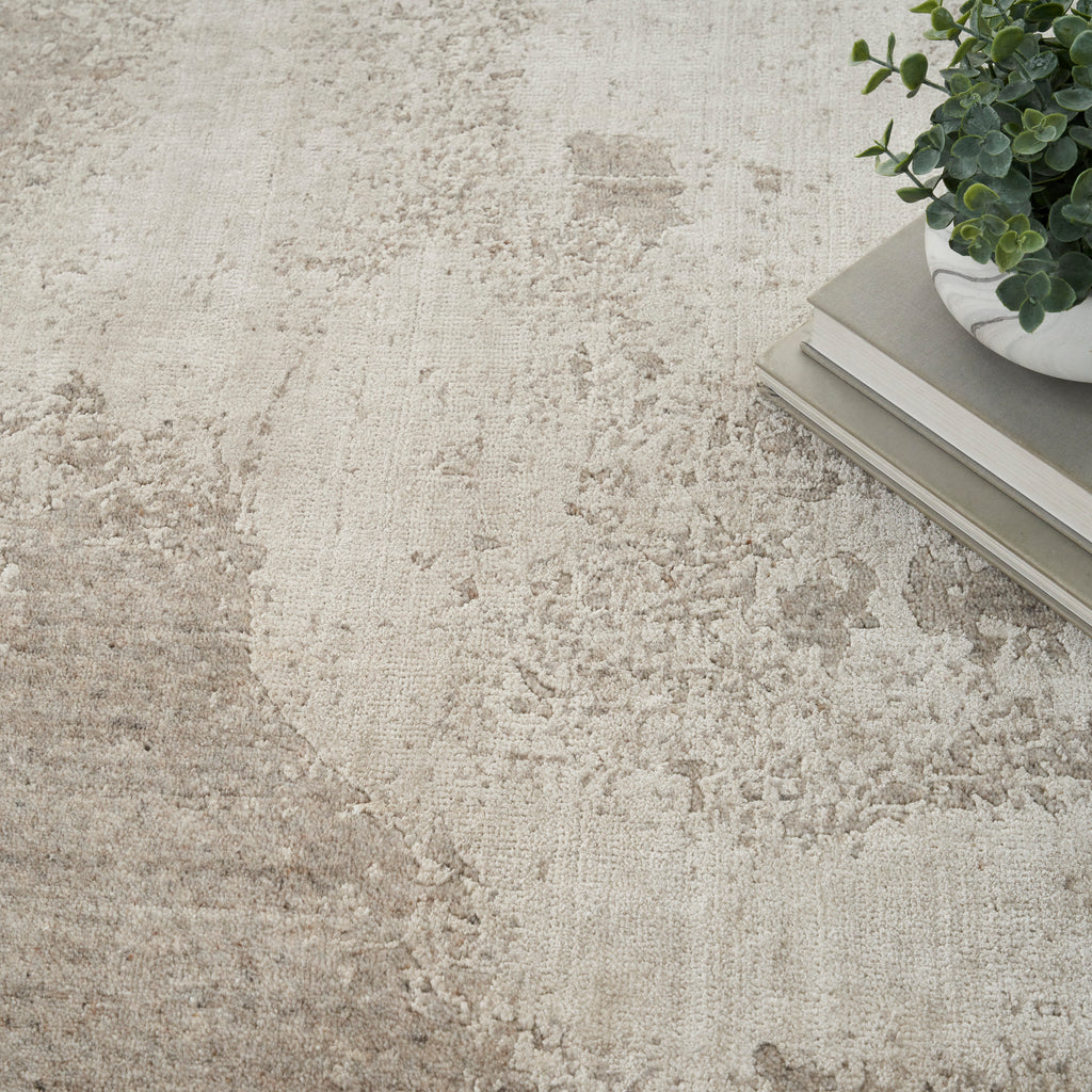 nourison harmony hay06 silver grey rug