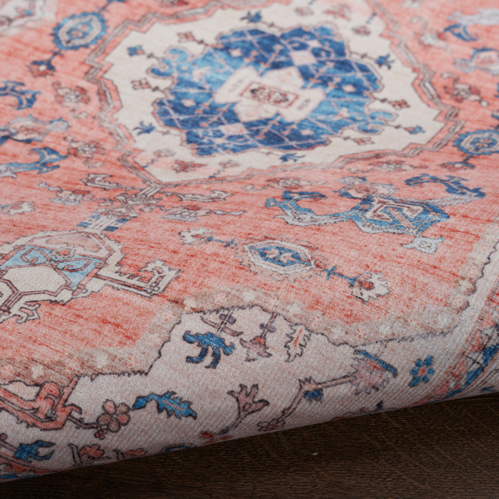 nourison fulton ful11 coral rug