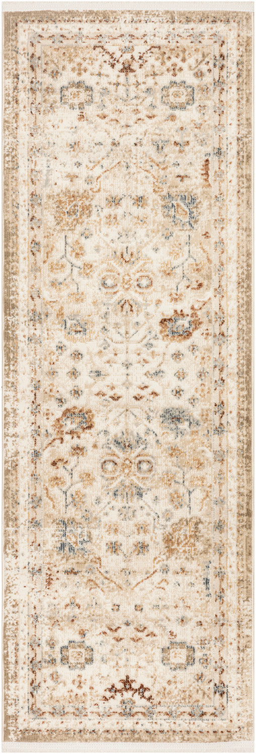 nourison pardis prd01 ivory rust rug