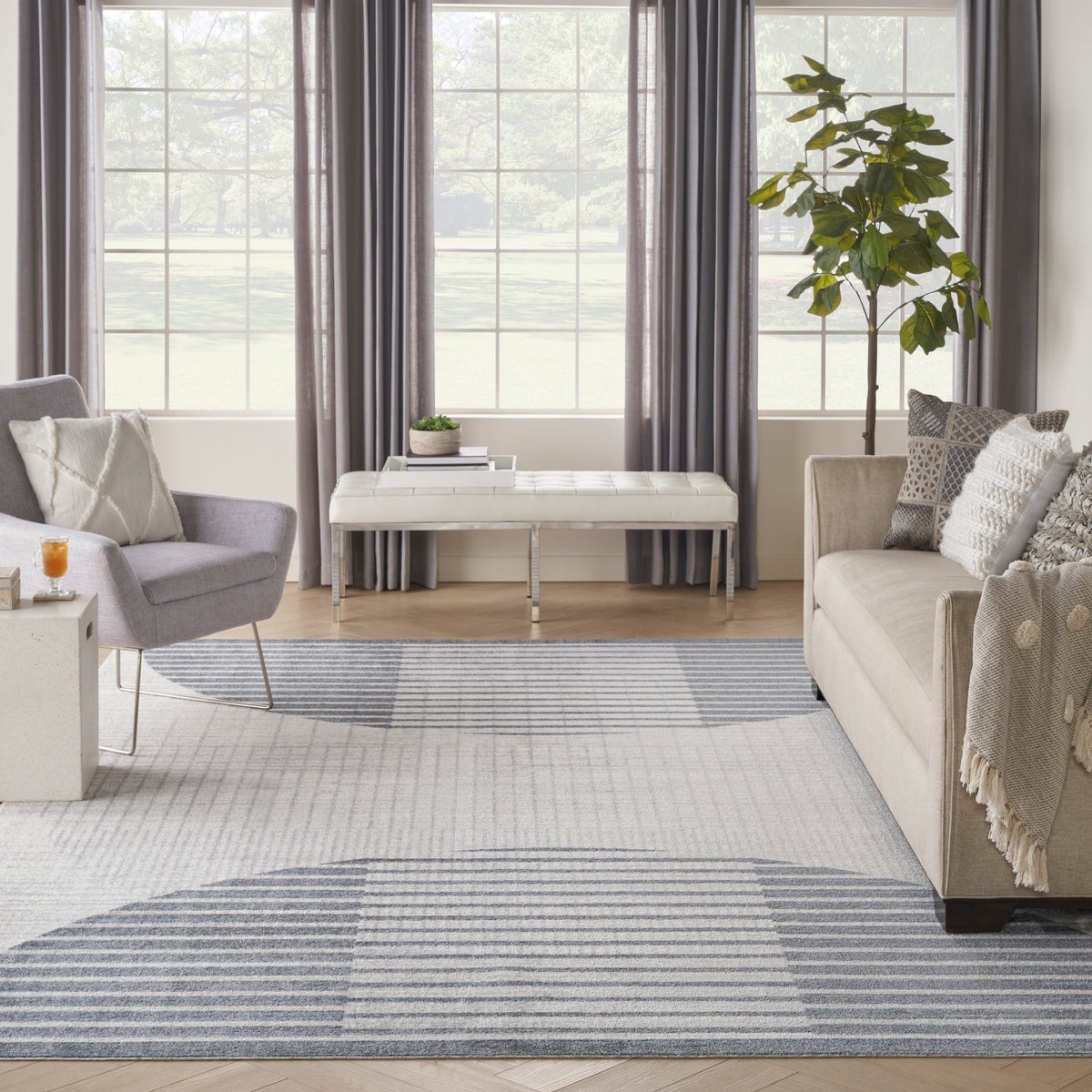 nourison astra machine washable asw03 ivory blue rug