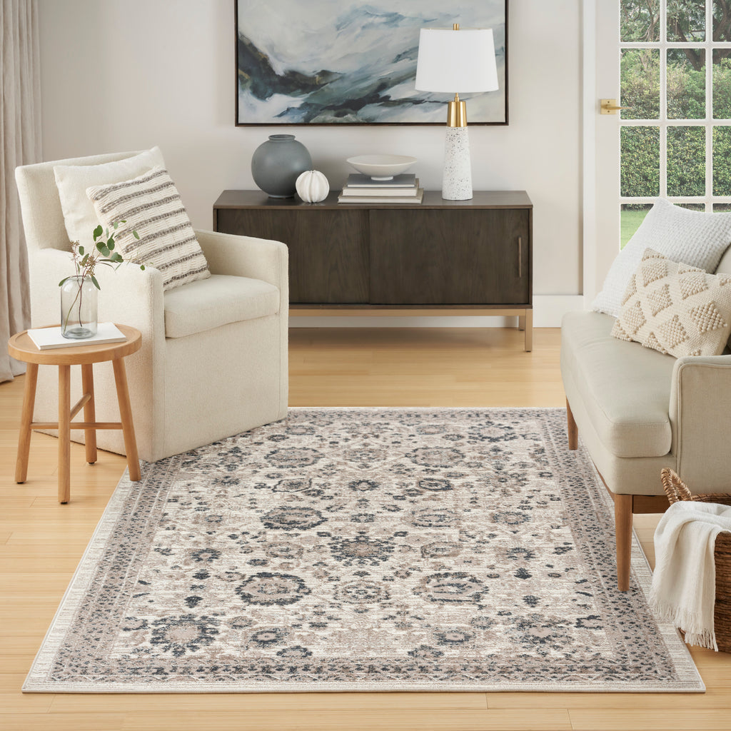 nourison eco cycle ecy02 ivory multicolor rug