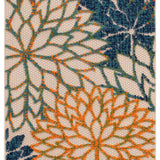 nourison aloha alh05 blue green rug