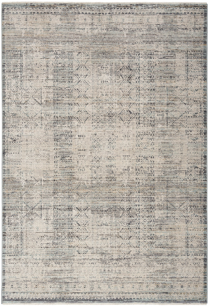 nourison lynx lnx06 ivory blue rug