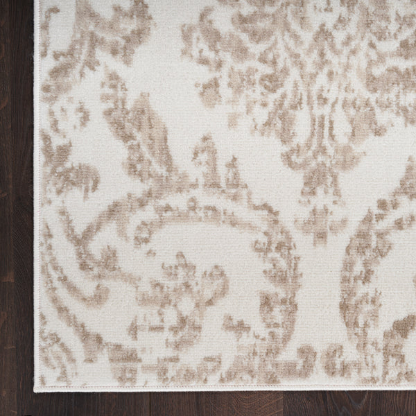 nourison jubilant jub09 ivory beige rug