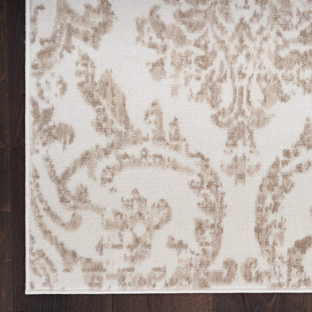 nourison jubilant jub09 ivory beige rug