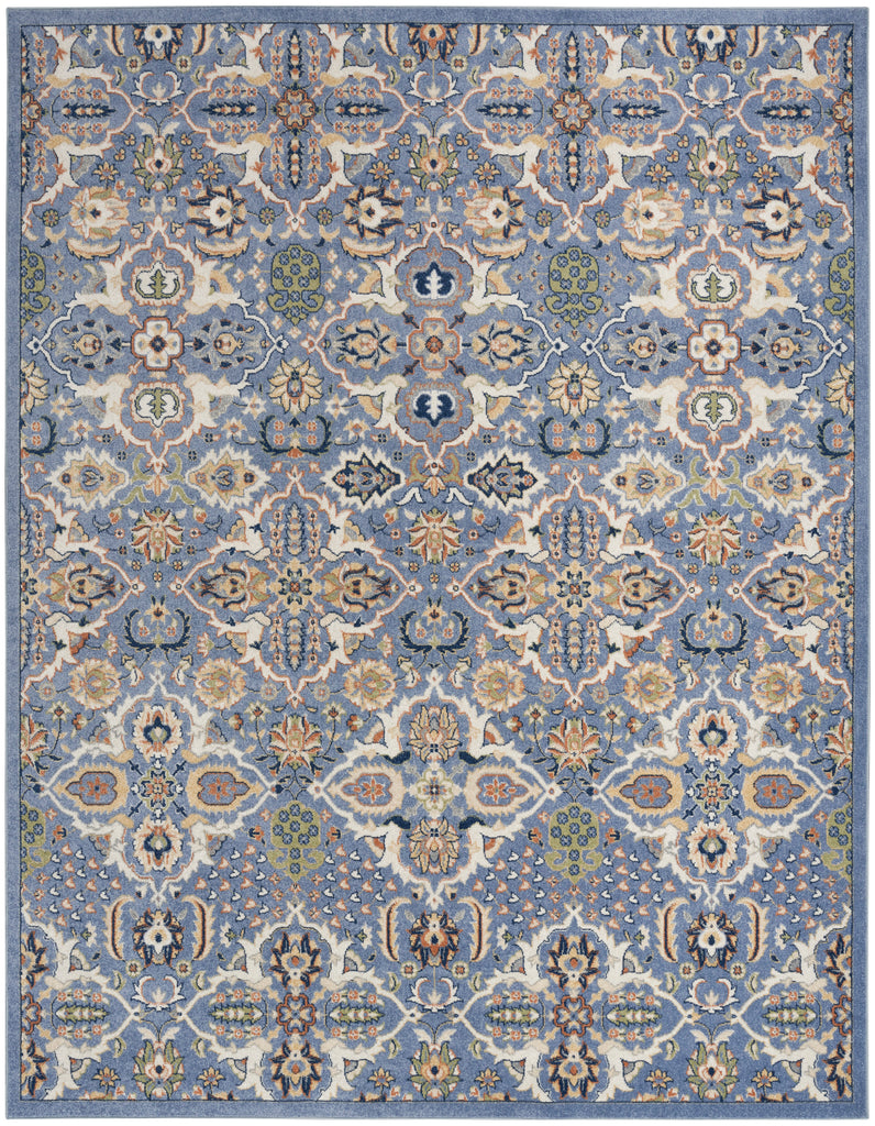 nourison allur alr03 light blue rug