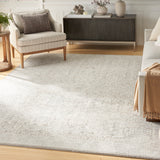 nourison eco cycle ecy01 silver ivory rug