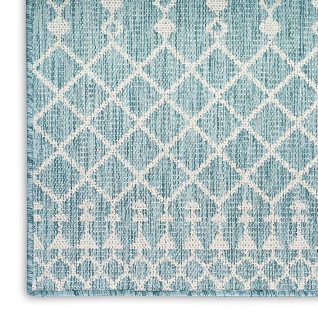 nourison positano pos02 aqua rug