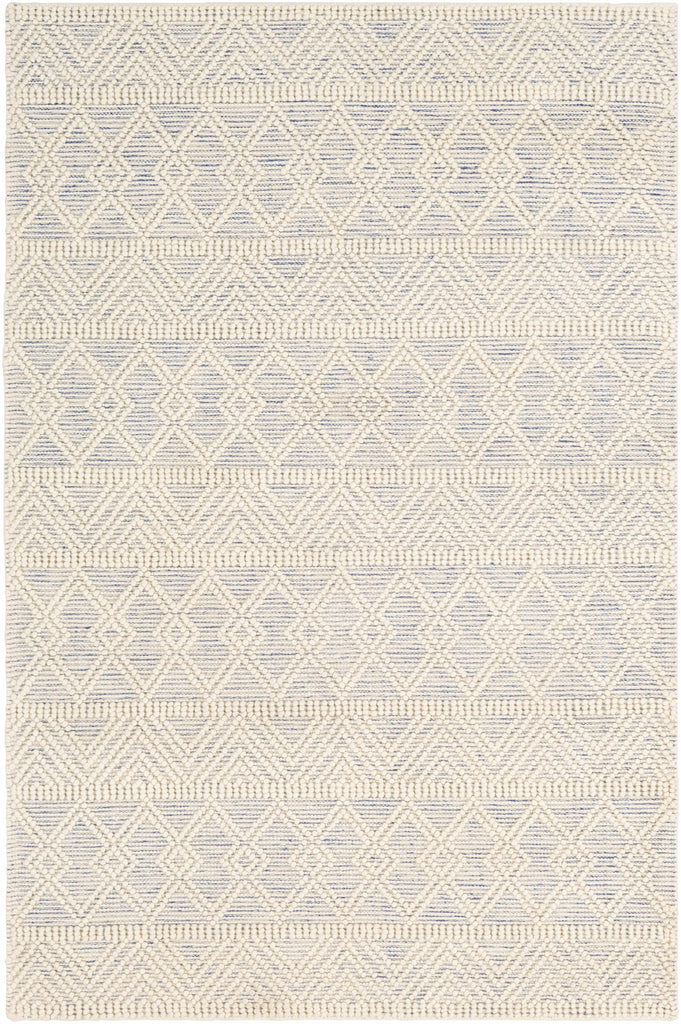 Hauteloom Ginter GIN White Woven/Flatwoven Wool Rug