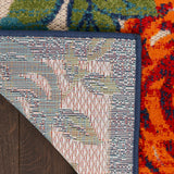 nourison aloha alh32 ivory multicolor rug