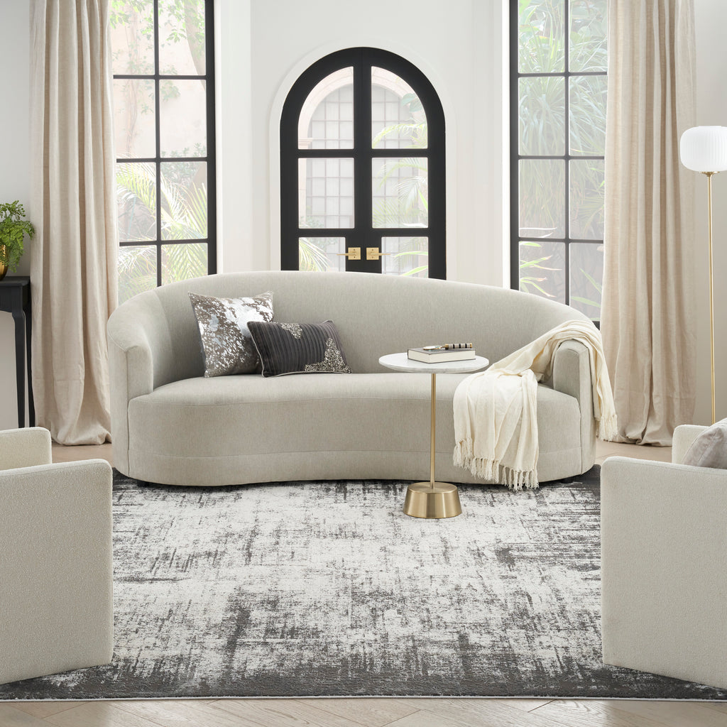 nourison desire dsr05 grey ivory rug