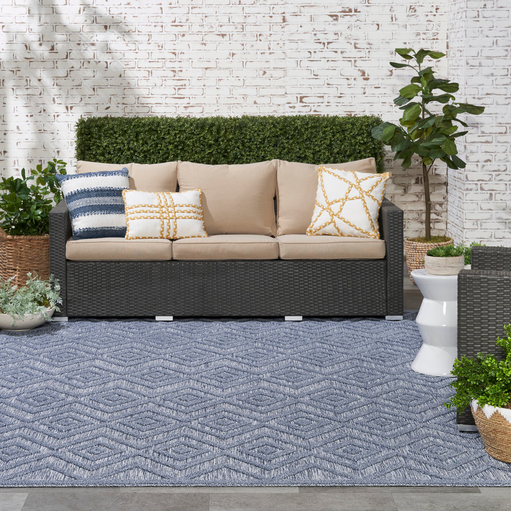 nourison versatile nrv01 denim blue rug