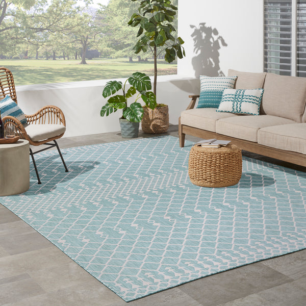 nourison positano pos02 aqua rug