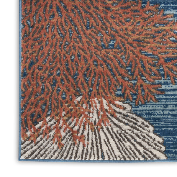 nourison seaside sds04 blue multicolor rug