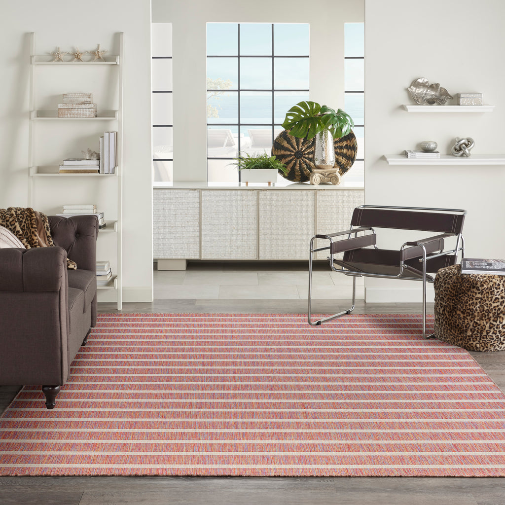 nourison positano pos03 rainbow ivory rug