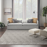 nourison versatile nrv01 silver grey rug