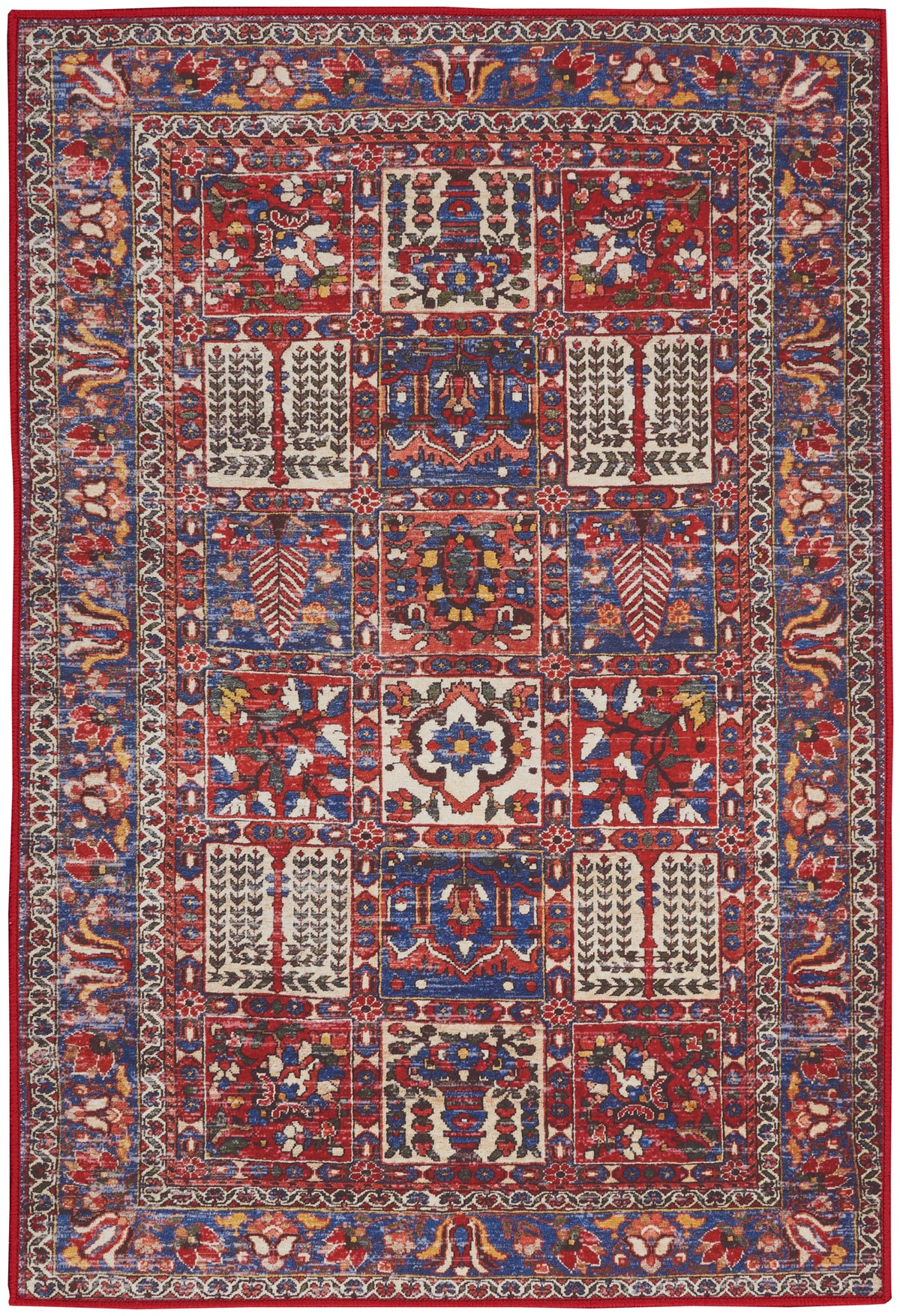 nourison fulton ful05 red rug