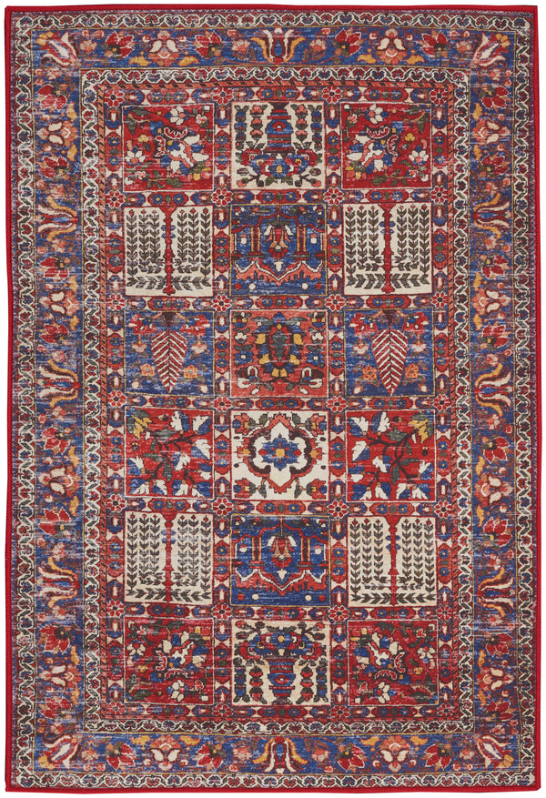 nourison fulton ful05 red rug