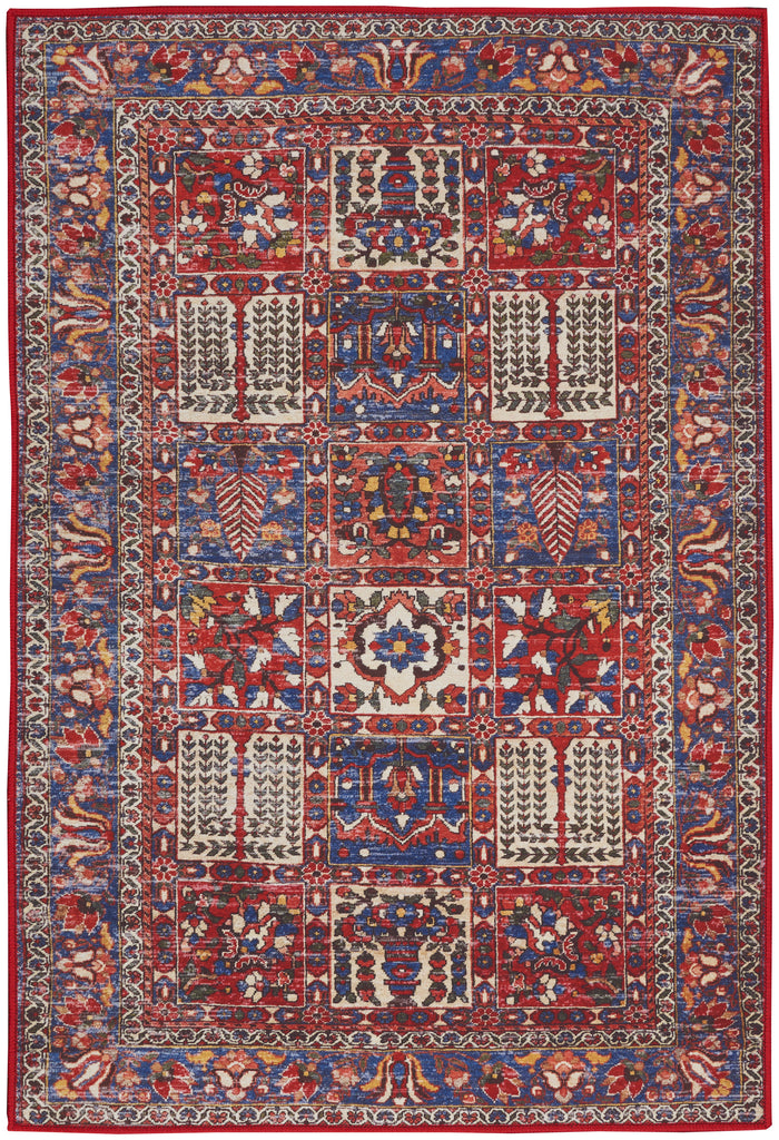 nourison fulton ful05 red rug