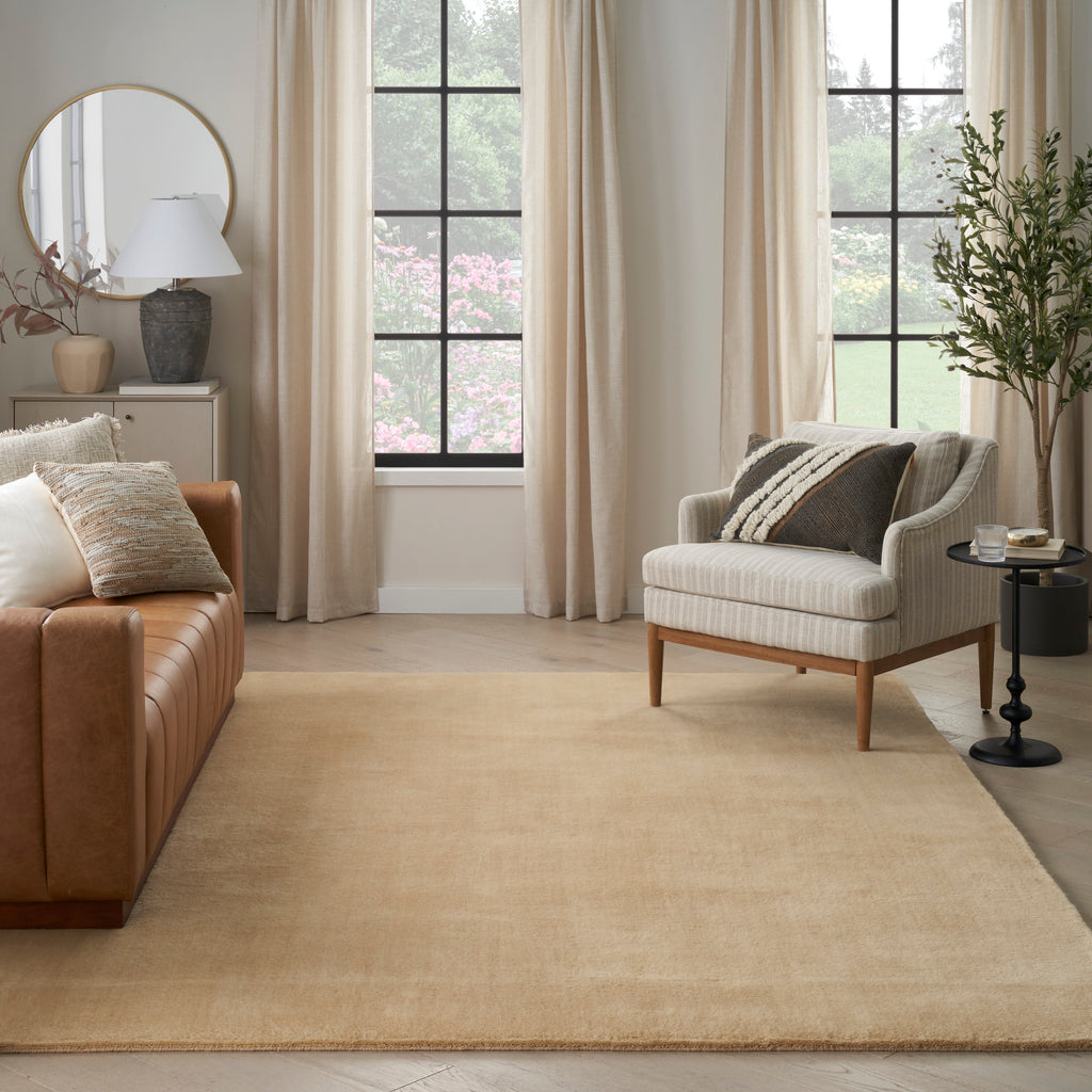 nourison plush cloud plc01 camel rug