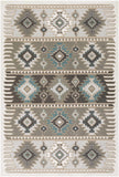 Hauteloom Eagleby GLBY Silver Gray Machine Made Polypropylene Rug