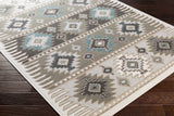 Hauteloom Eagleby GLBY Silver Gray Machine Made Polypropylene Rug