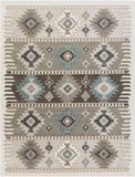 Hauteloom Eagleby GLBY Silver Gray Machine Made Polypropylene Rug