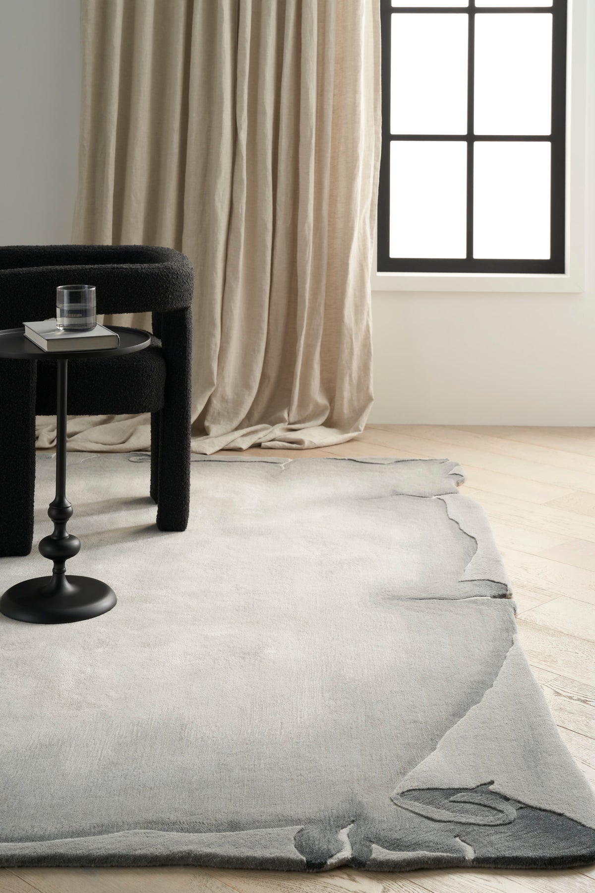 nourison limted edition lim01 grey rug
